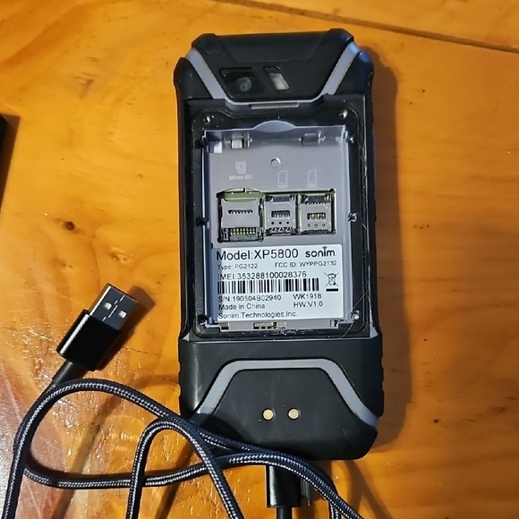 Black Rugged Cell Phone - Picture 3 of 8